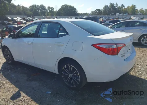 2015 Toyota Corolla S Plus from USA, damaged, VIN 2T1BURHE9FC239336